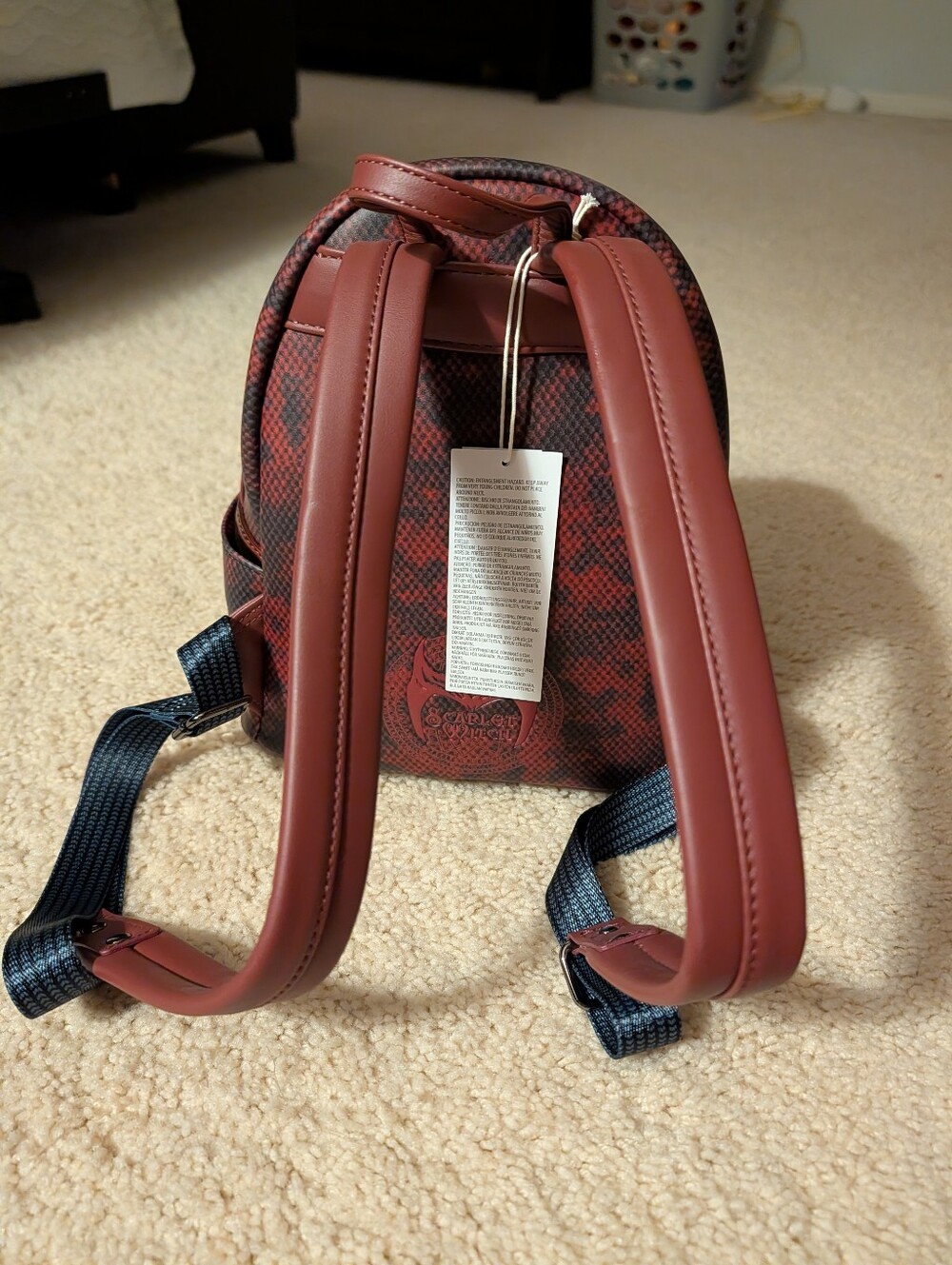 Scarlet Witch Marvel Hard Tag Loungefly Backpack - Picture 3 of 8